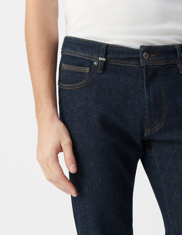 Jean SLIM bleu foncé brut POWER STRETCH Homme-4