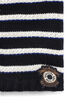 Baby boys’ navy striped knit beanie and snood-4