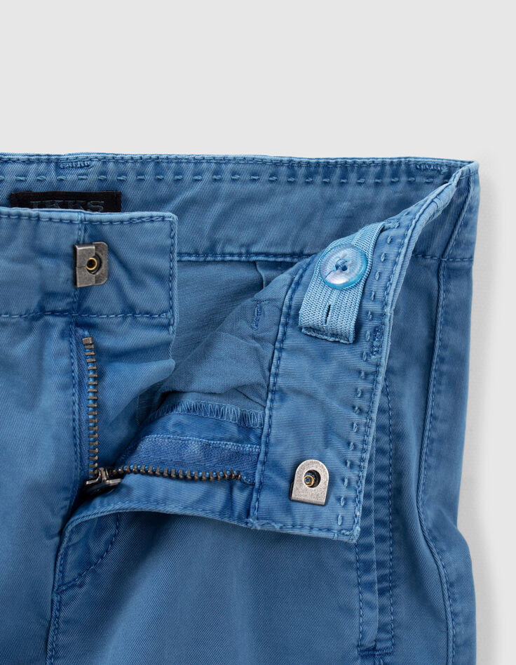 Blaue Chino-Jungenbermudas-6
