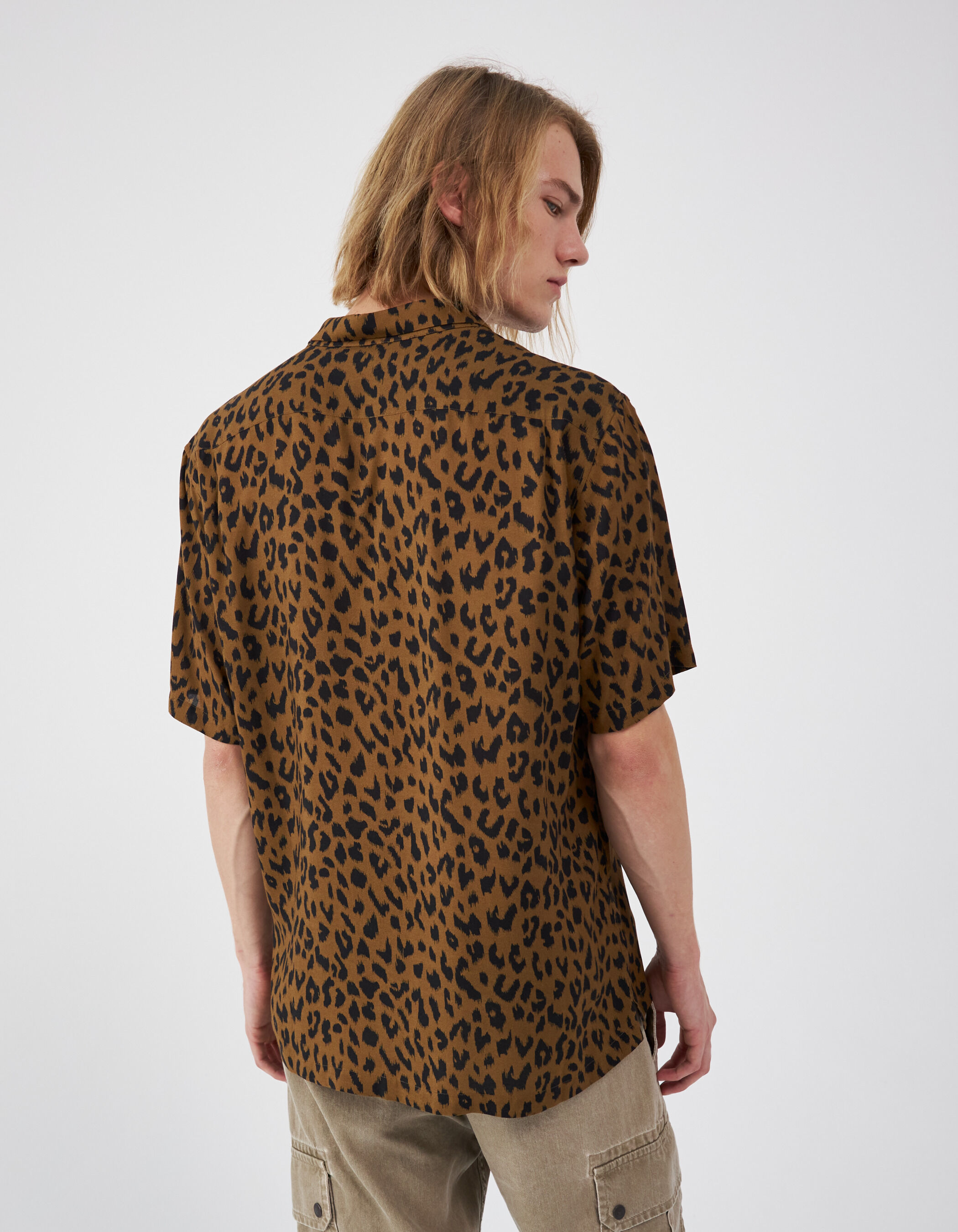 Chemise best sale homme leopard