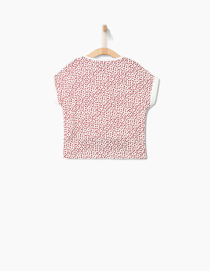 Girls’ mixed-fabric T-shirt - IKKS