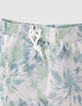 Mintgr&uuml;ne Jungenbadeshorts mit Tie-Dye-Effekt-2