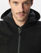 Men&rsquo;s black quilted velvet WATERPROOF jacket-8