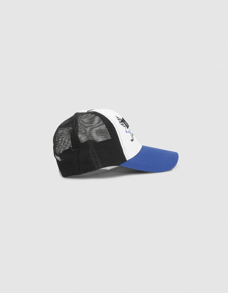 Casquette bleue, blanche et noire drapeaux garçon-3