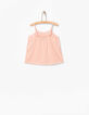 Girls’ pastel pink eyelet embroidery camisole-3