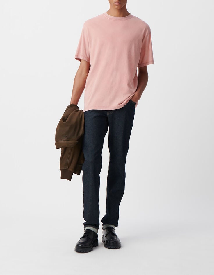 Herren-T-Shirt, sakura, Bio-Baumwolle, Washed-Effekt-1