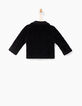Baby girls' black cardigan-3