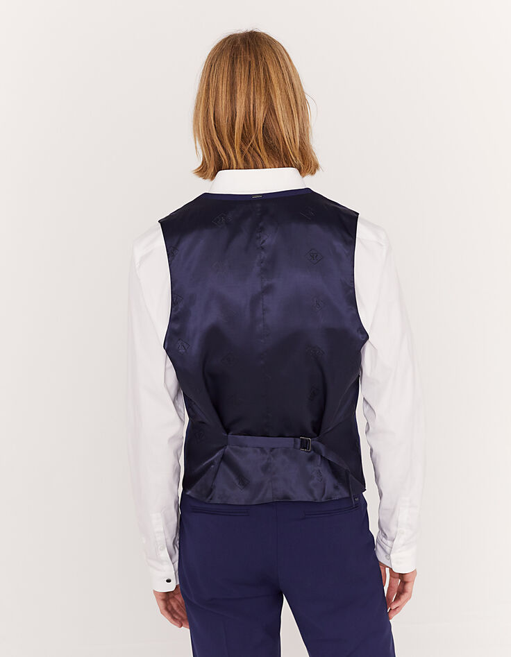 Kostuumgilet indigo Heren-3