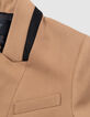 Traje chaqueta camel mujer cuello cerrado-4