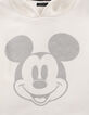 Sweat blanc Mickey argenté IKKS - MICKEY fille-3