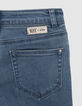 Vintage blue jeans met zijstroken meisjes-6