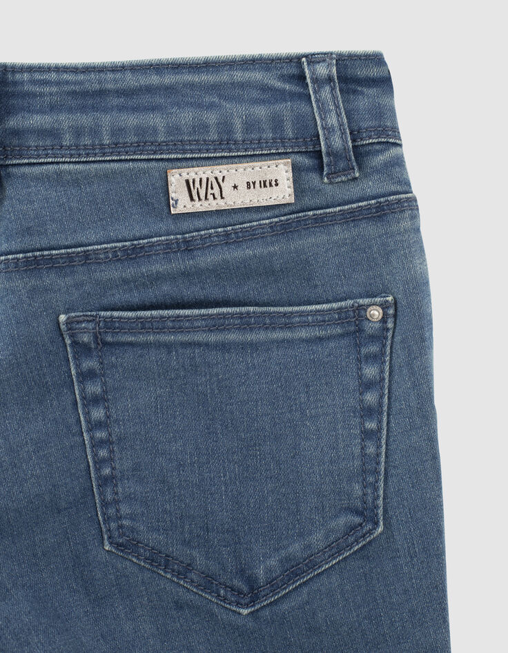 Vintage blue jeans met zijstroken meisjes-6