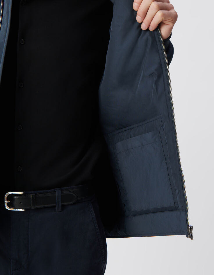 Sous-doudoune encre nylon bi-matière Homme-5