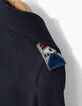 Cardigan marine esprit caban bébé garçon-6