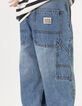 Blaue Jungen-Baggy-Jungenjeans mit Zimmermannstasche-4