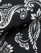 Zwarte wijde pantalon met bloemenprint voor dames-9
