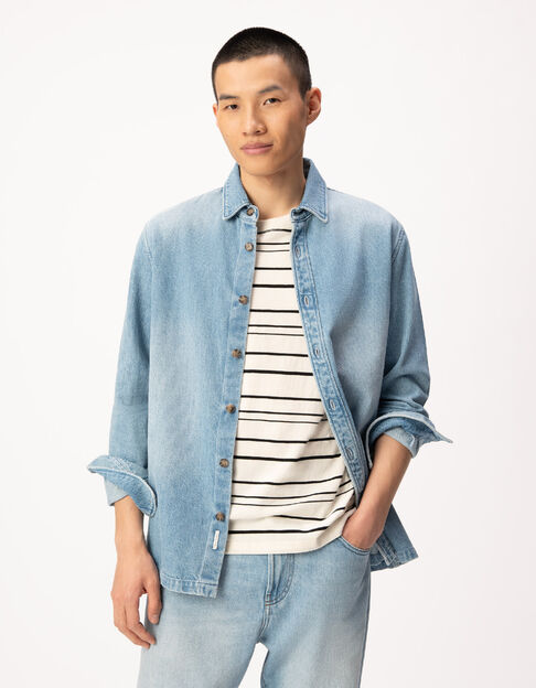 Surchemise-Jeans in Regular Fit f&uuml;r Herren in Blau - IKKS