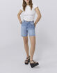 Women’s off-white smocked T-shirt-7