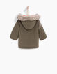 Kaki parka babyjongens -3
