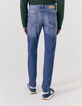 Blau graue Herren-Jeans im SLIM-Fit aus Bio-Baumwolle-3