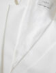 Women's off-white recycled suit jacket-8
