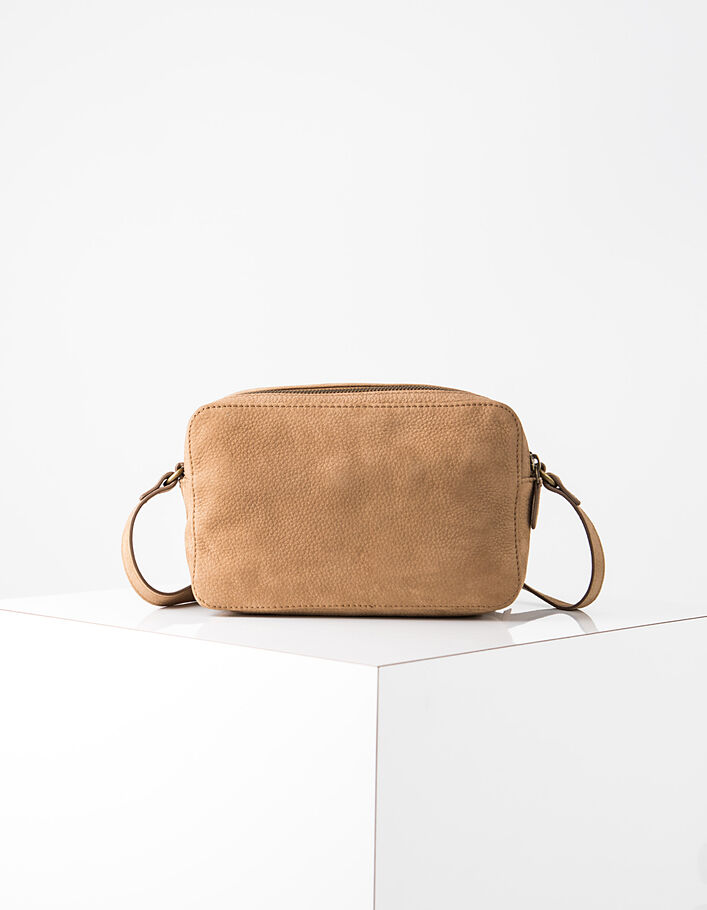 Sac Bandoulière IKKS Argenté - Pochette Moyenne, Fermeture éclair, Style Décontracté