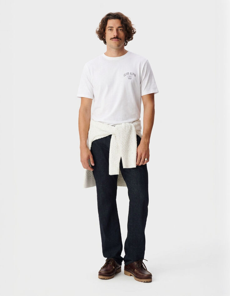 ABSOLUTE DRY Herren T-Shirt in wei&szlig;er Bergoptik-2