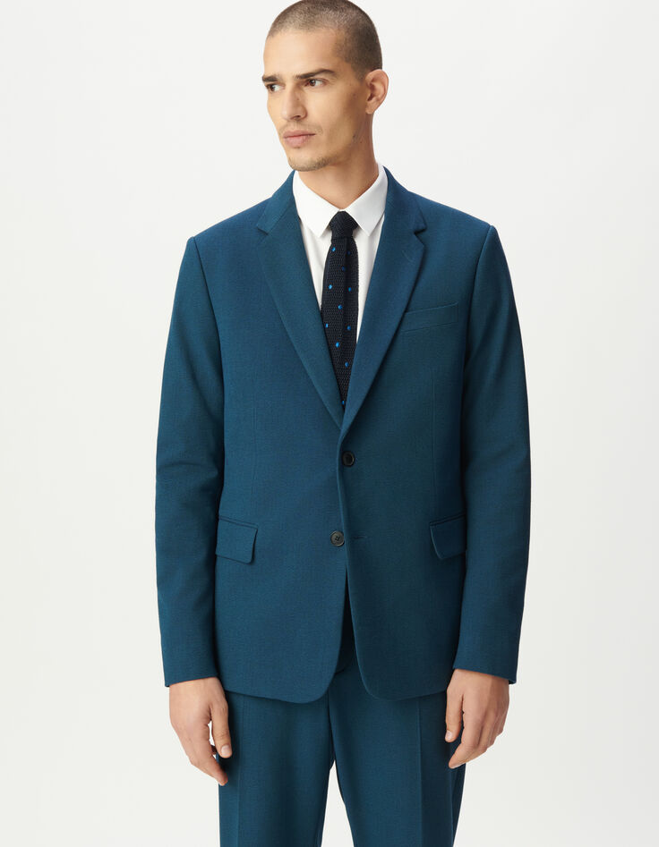 Americana azul imitación hombre-3