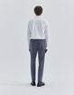 Men’s indigo denim-look joggers-5