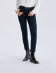 Blauwe slim 7/8 jeans studs Powerstretch Waterless Dames-2