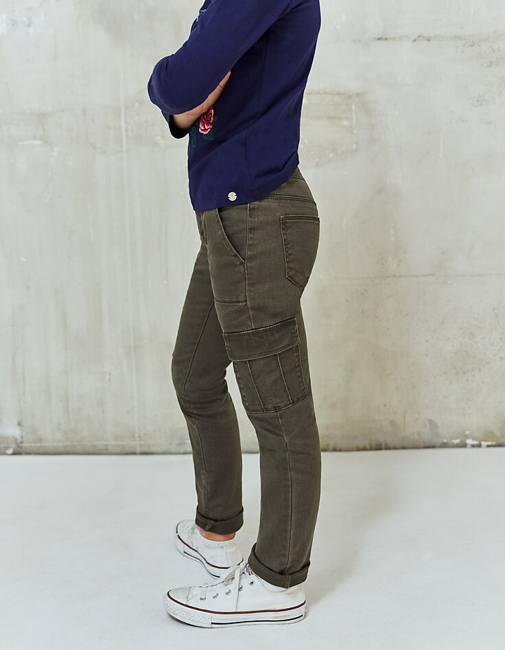 Girls’ khaki combats-1