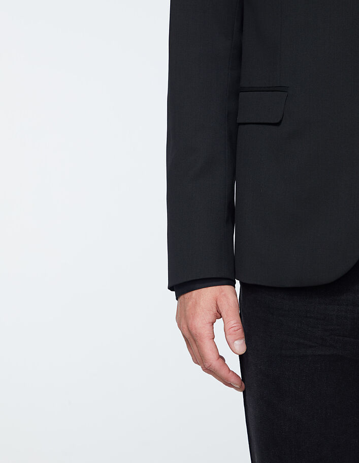 Men's black suit jacket with pocket - IKKS
