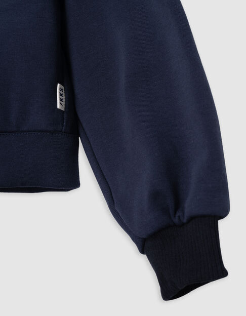 Veste courte marine motif étoiles fille Veste courte marine motif étoiles fille - IKKS