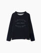 Jersey reversible navy Club Electro y gris rayas niño -2