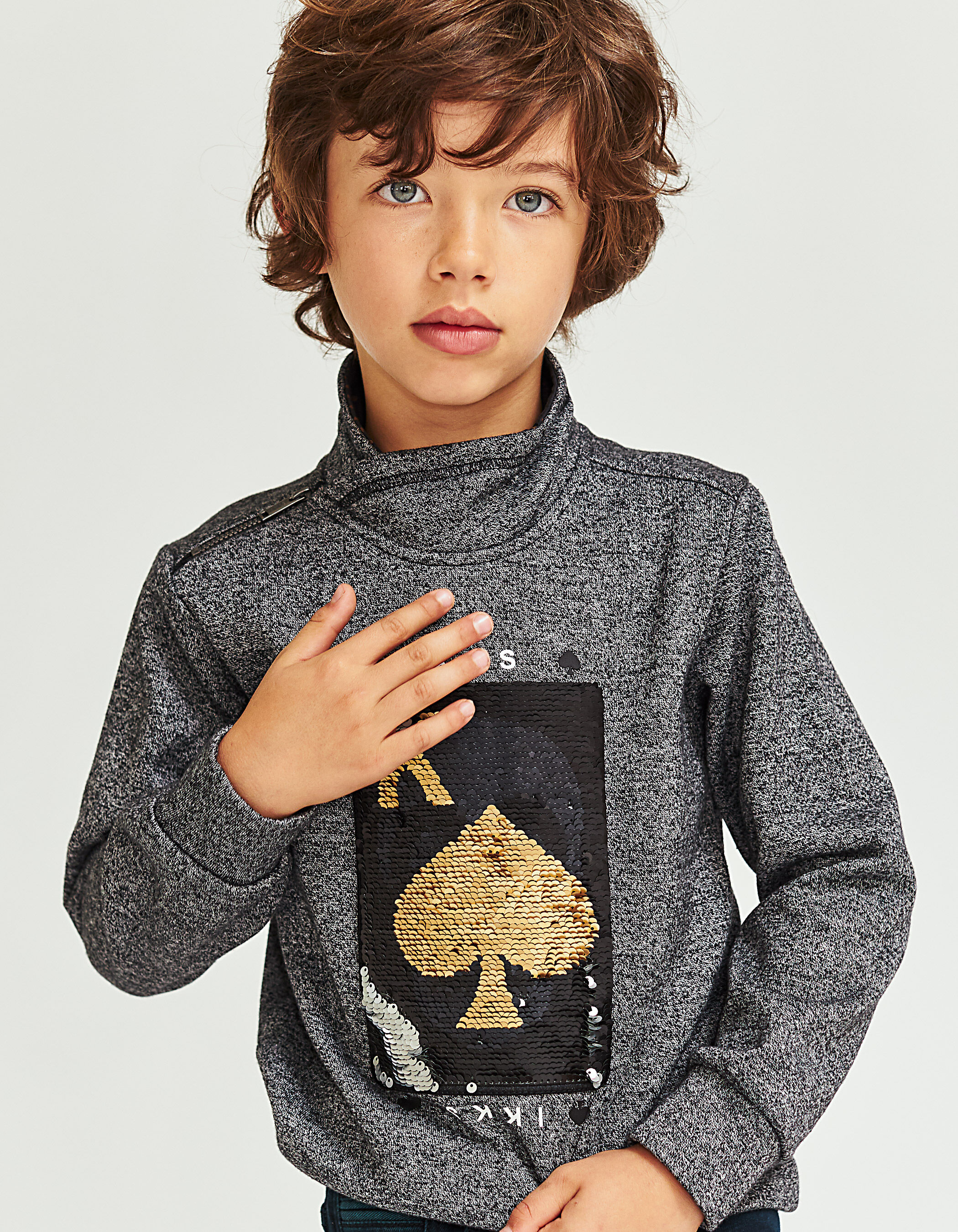 Boys sequin sweatshirt