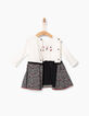 Baby girls' mixed-fabric dress-5