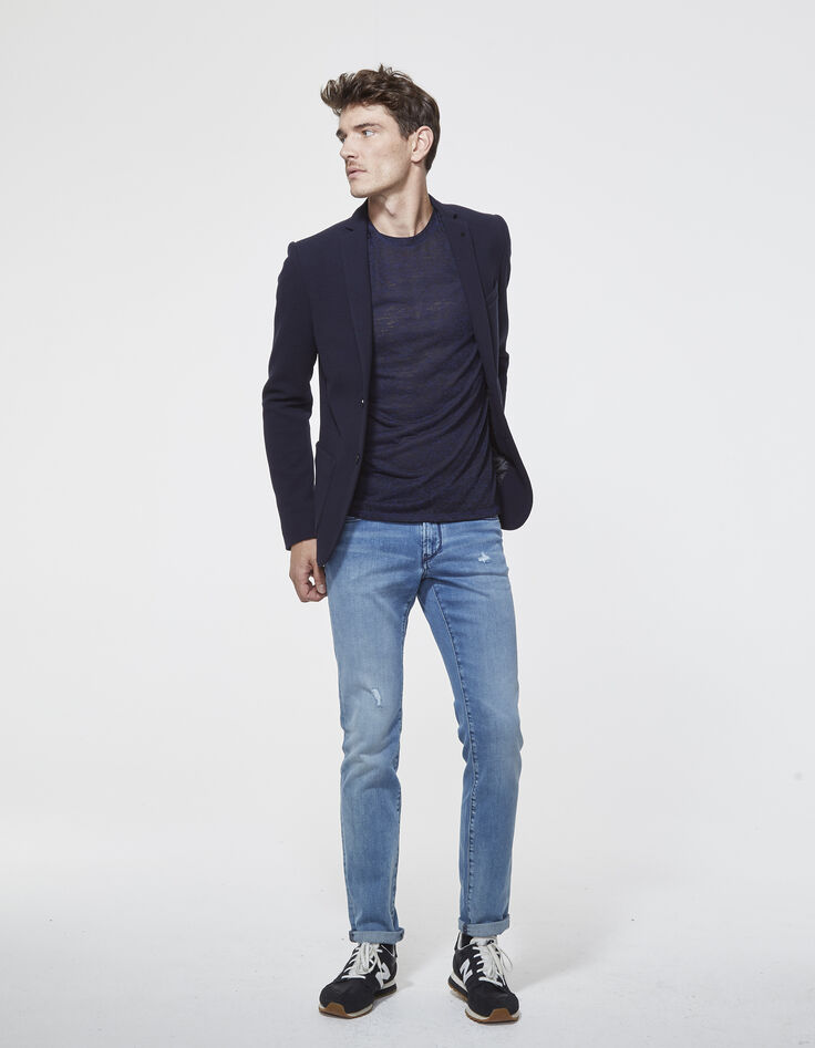 Tee-shirt bleu homme-6 Tee-shirt bleu homme-6