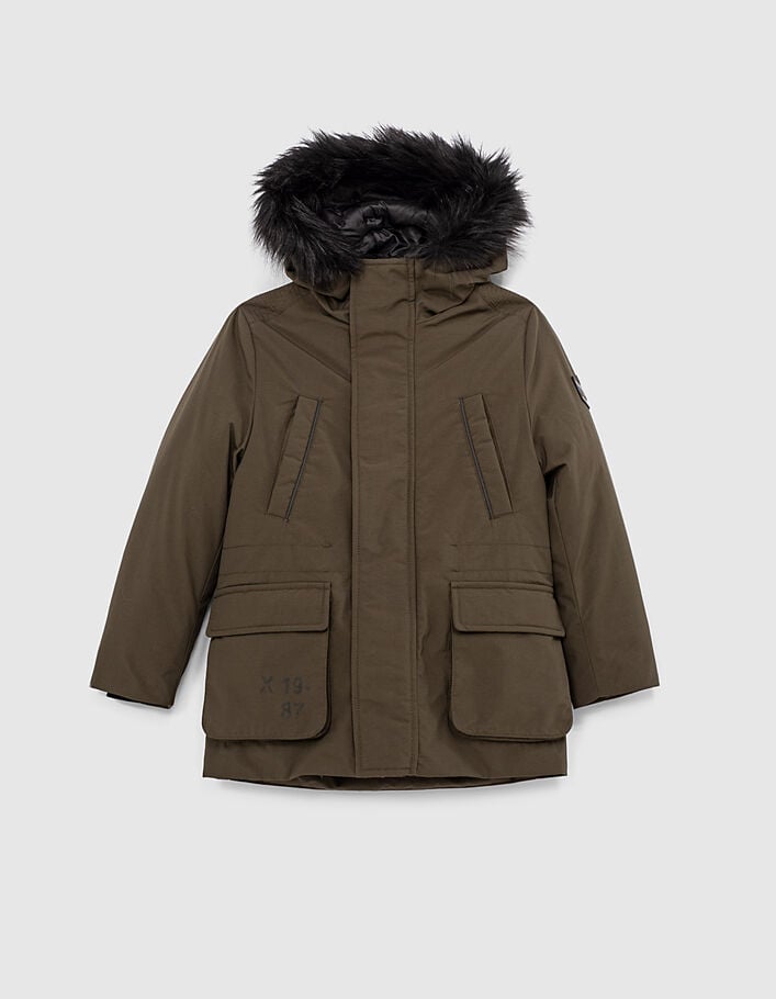 parka kaki doublée