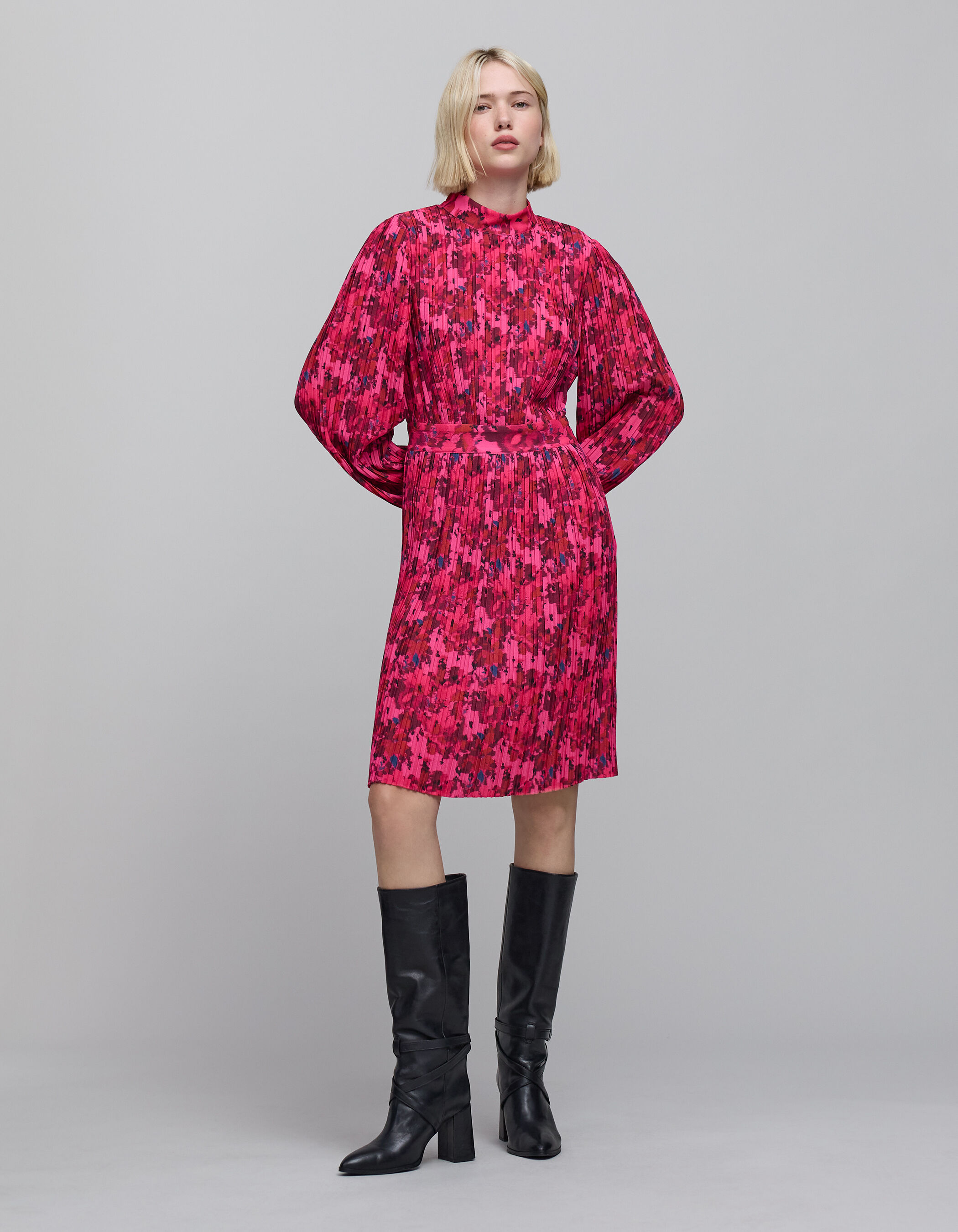 Robe rose ikks best sale