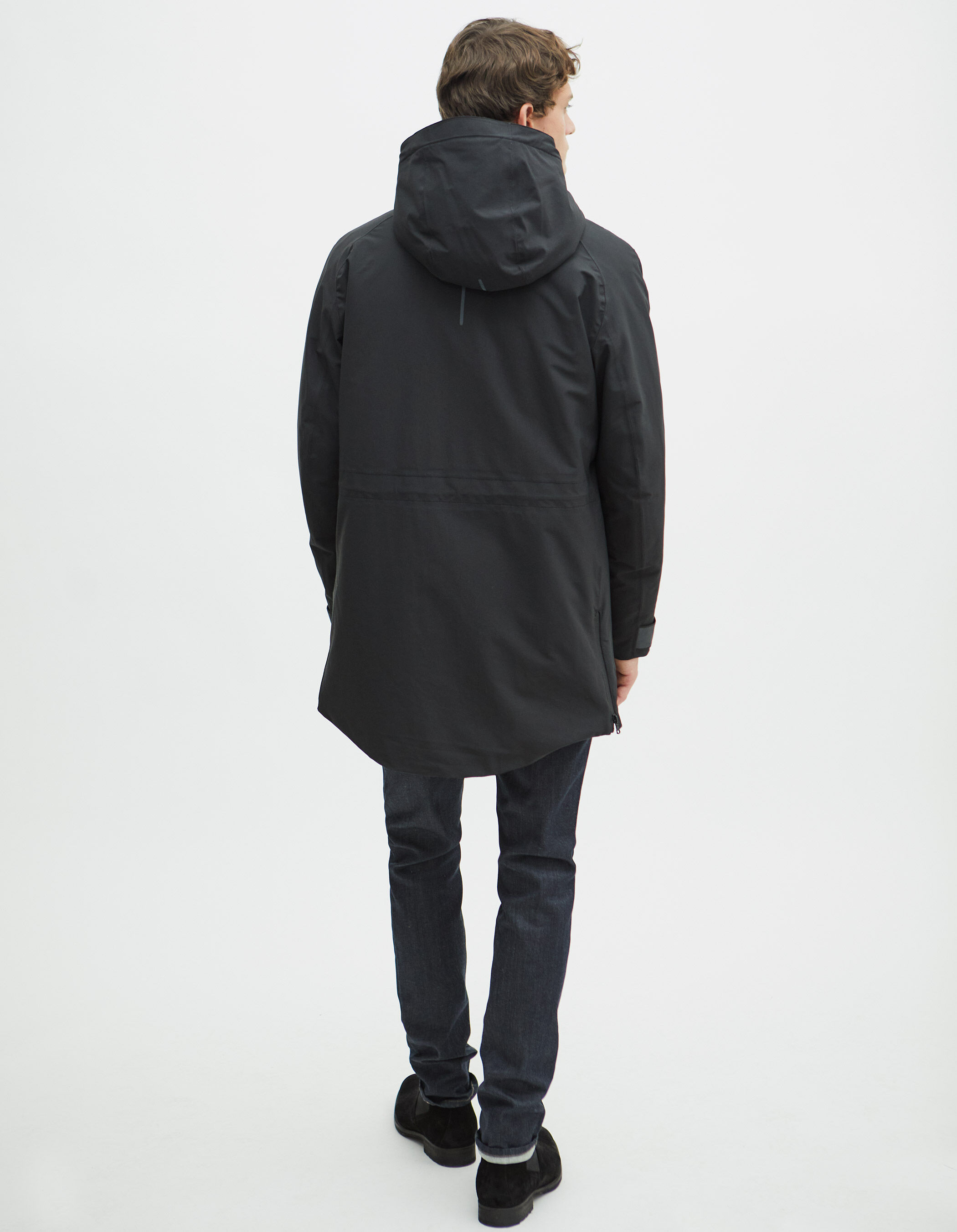 Parka negra IKKS x INVENTIVE CITI Hombre IKKS