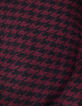 Girls’ black check coat with hooded facing-9