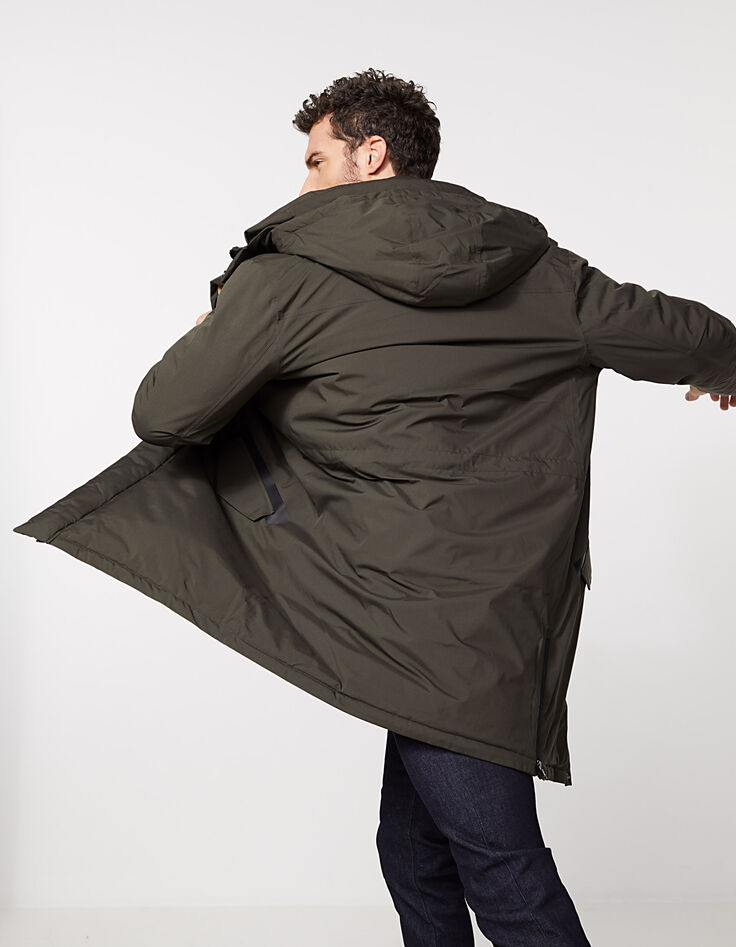 Parka longue kaki WATERPROOF Homme-2