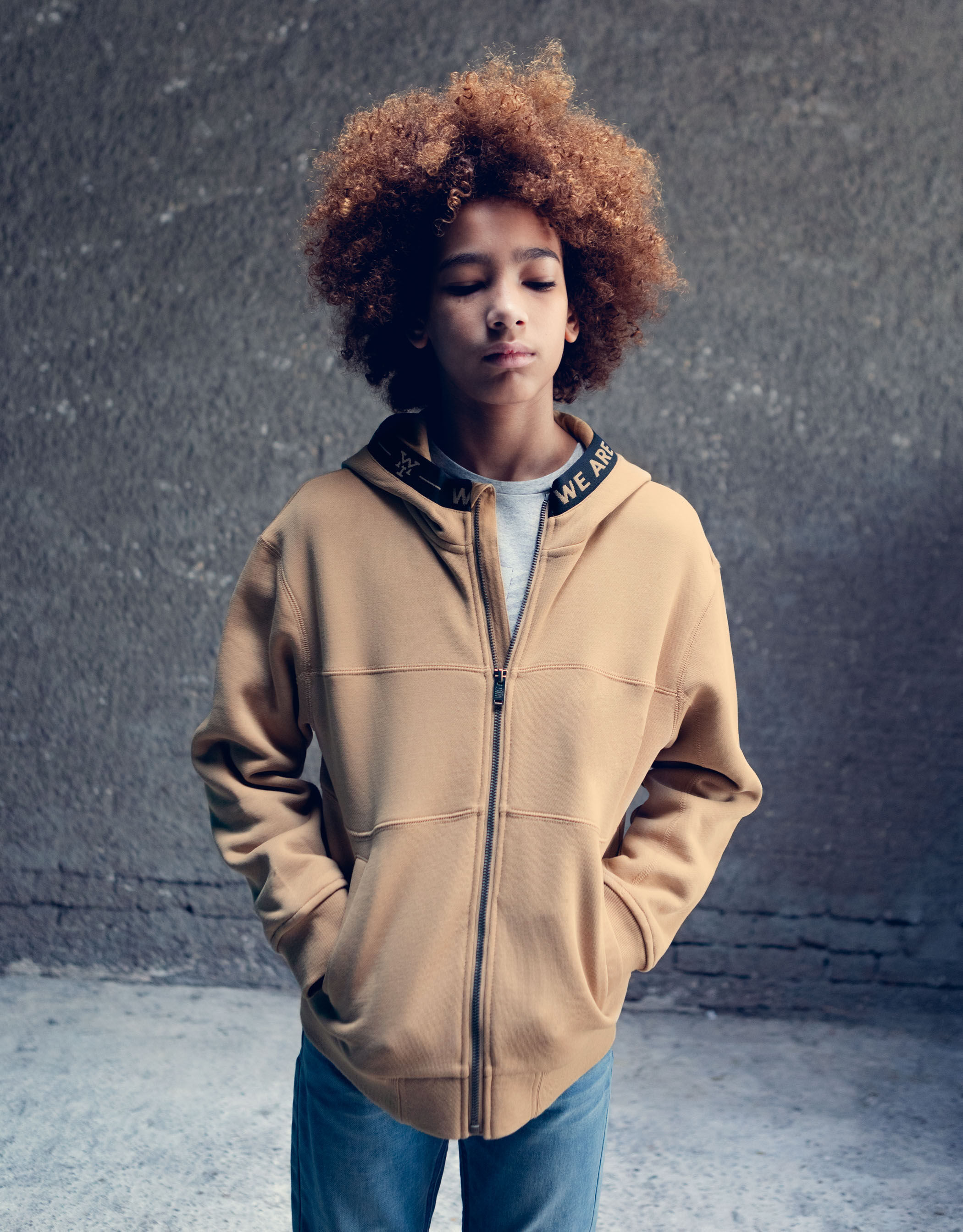 Boys beige cardigan cheap