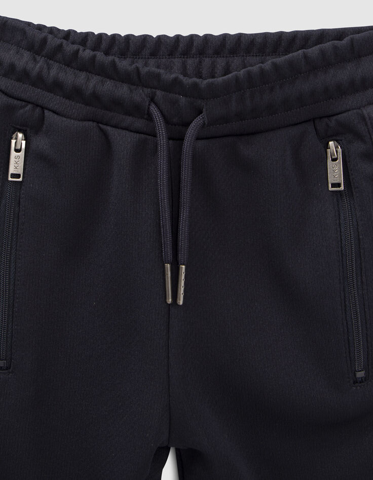 Boys&rsquo; navy joggers-2
