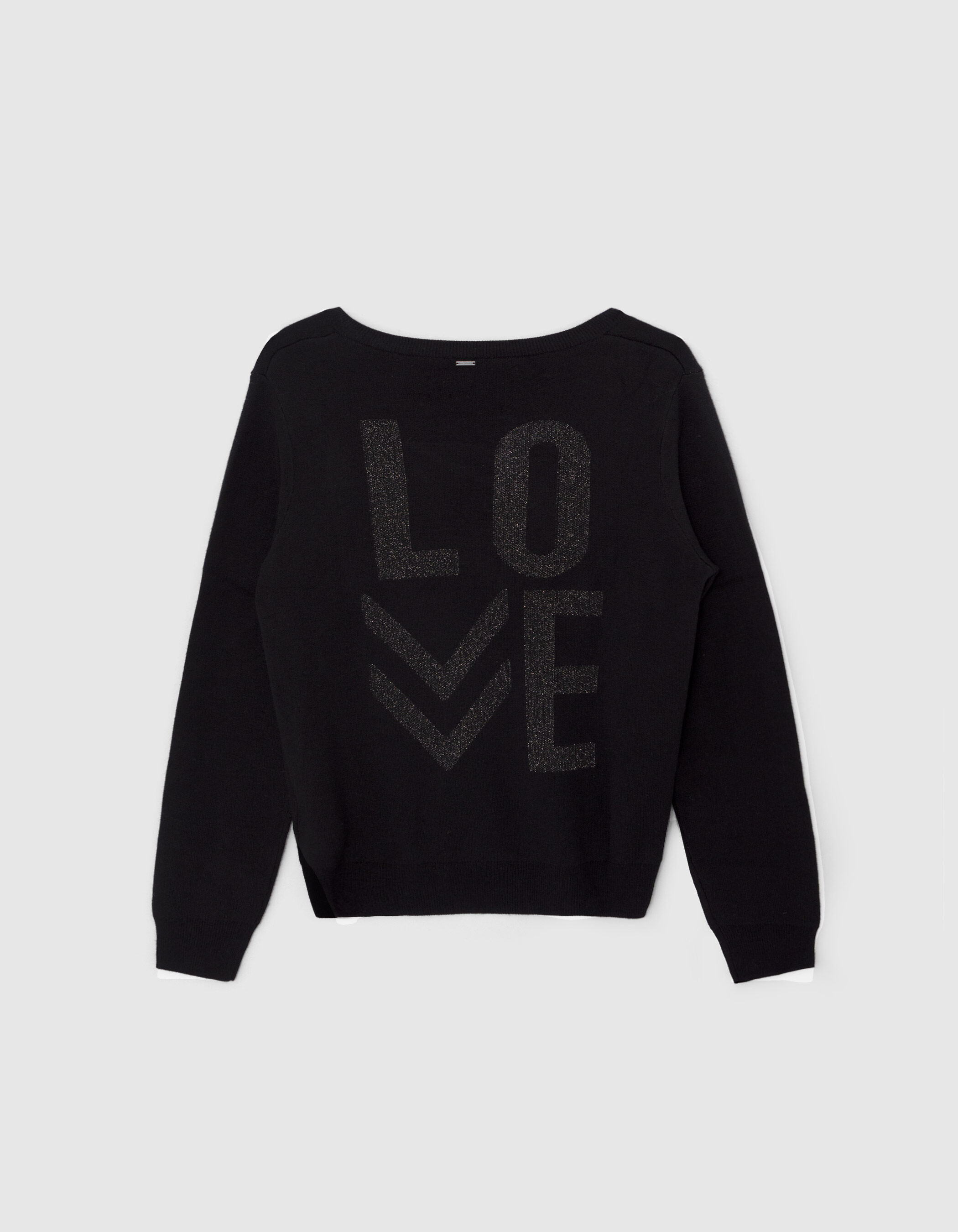 Pull noir simple discount femme