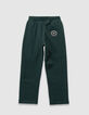 Jogging verde bolsillo bimaterial niño-6