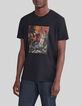Schwarzes Herren-T-Shirt mit Arty-Rock-Stickerei-5