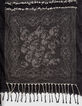 Men’s black bandana and skull motif scarf-2