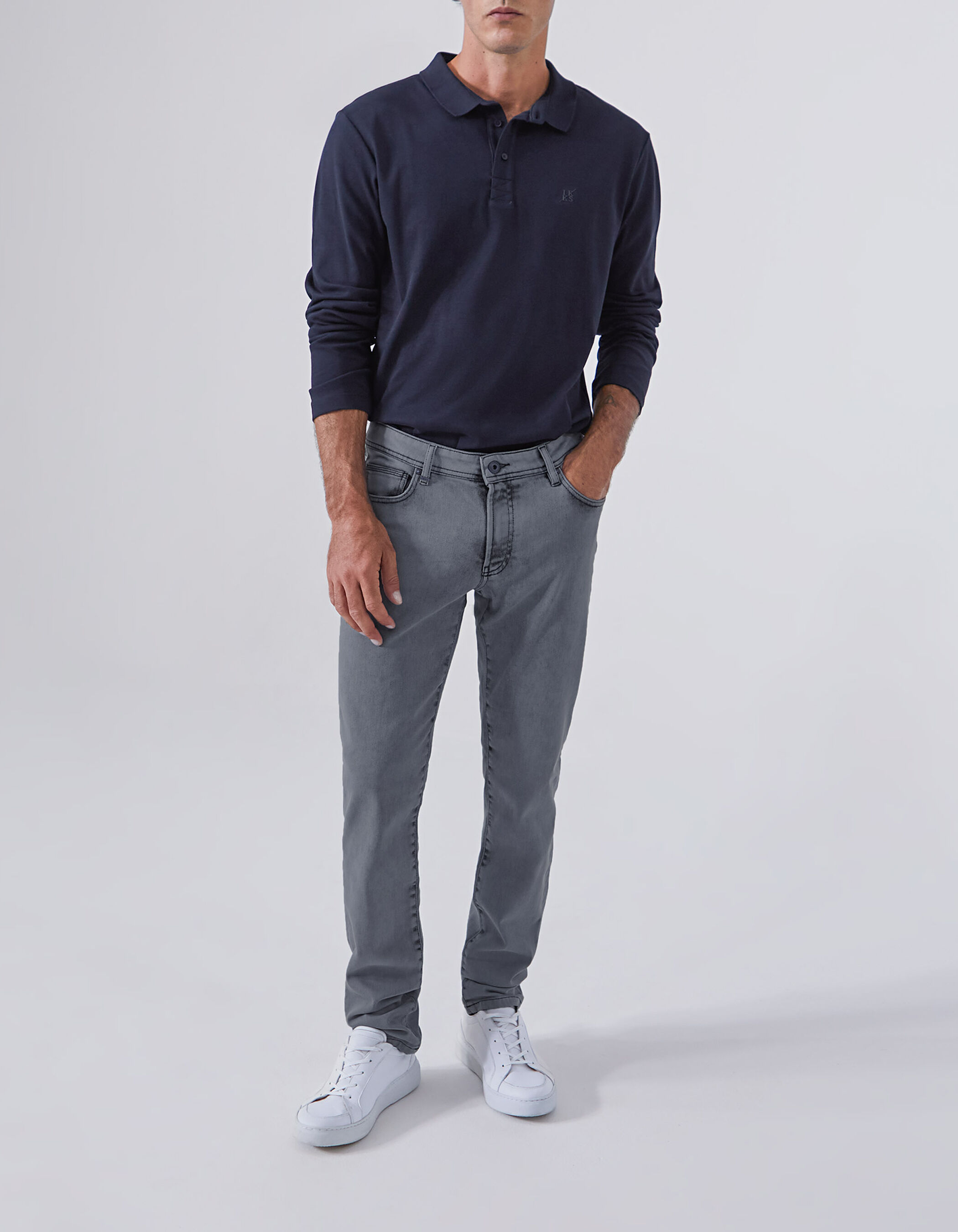 Jean SLIM bleu gris Homme