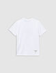 T-shirt blanc bio sequins TAMAGOTCHI x IKKS garçon-4